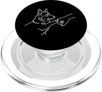 Corgi Pugno Chiuso Mano Papà Del Corgi Disegno Al Tratto PopSockets PopGrip per MagSafe