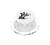 Corgi Pugno Chiuso Mano Papà Del Corgi Disegno Al Tratto PopSockets PopGrip per MagSafe