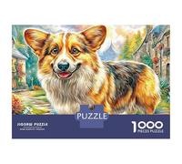 Corgi Puppy Puzzle in Cartone Extra Spesso Da 1000 Pezzi, Cute Pet, Ultra Difficile, Allenamento Mentale, Puzzle Più Votato, Alta Qualità, Sfida 52x38cm/1000pcs