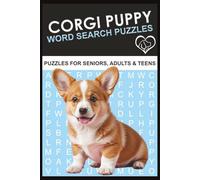 Corgi Puppy Word Search Puzzle Book: Word Search with Easy to Read Print about Corgi Puppies and More |6x9 inches, 110 pages|50+ Puzzles...Gift for Vacations, Holidays and Relaxation