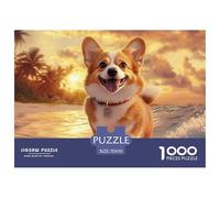 Corgi Puzzle -1000 Pezzi Adulti, Difficili, Impossibili, Puzzle Pet Dog, Multicolore,70x50cm/1000pcs