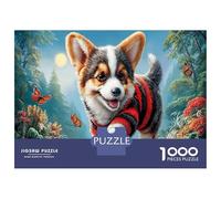 Corgi Puzzle 1000 Pezzi Cartone Riciclato Classico Foresta all'alba Path Attività Indoor Famiglia, Relax Mentale, Regalo Per Amatori Di Puzzle Adolescenti 12+ 38x26cm/1000pcs