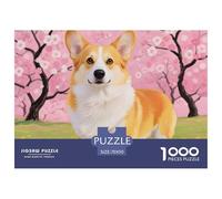 Corgi Puzzle 1000 Pezzi Immagine Dipinta Cute Dog Divertimento Regalo Compleanno Per Bambini Dai 14 Anni In Su A Partire Dai 12 Anni70x50cm/1000pcs