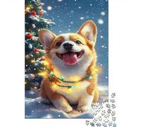 Corgi Puzzle 1000 Pezzi Premium, Mappa Concettuale Tattile, Esperienza Unificante, Regalo Iconico 1000pcs (75x50cm)