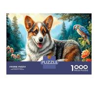 Corgi Puzzle Classico 1000 Pezzi Cartone Riciclato Ruscello nella foresta Attività Indoor Per Coppie Famiglia, Divertimento Giorni Pioggia, 70x50cm/1000pcs
