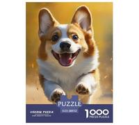 Corgi Puzzle Da 1000 Pezzi Per Adulti E Ragazzi Animal Jigsaw Gigante Multicolore Moderno Educativi Compleanno Travel Gift Qualità Premium 52x38cm/1000pcs