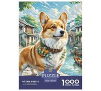 Corgi Puzzle Giochi Edugattoivo 1000 Elementi Classici Cane Puzzle Decorazione Perfetta Giochi-rompicapo Per Adulti E Ragazzi 70x50cm/1000pcs