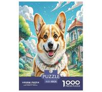 Corgi Puzzle Impossible 1000 Pezzi Decorazione Per La Casa. Giochi Rilassamento E Intelligence Per Adulti E Ragazzi Da 14 Anni 38x26cm/1000pcs