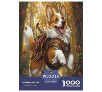 Corgi Puzzle Impossible 1000 Pezzi Decorazione Per La Casa. Giochi Rilassamento E Intelligence Per Adulti E Bambini Da 12 Anni 70x50cm/1000pcs