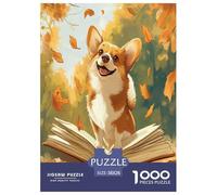 Corgi Puzzle Impossible 1000Pcs Decorazione Per La Casa. Rilassamento E Intelligence Per Adulti E Ragazzi Da 14 Anni 38x26cm/1000pcs