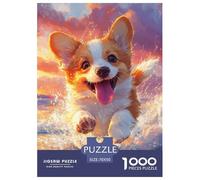 Corgi Puzzle Intrattenimento Creativo 1000 Elementi Giochi Canes Puzzle Relax Decorazione Perfetta Sfide Divertenti Per Adulti 70x50cm/1000pcs