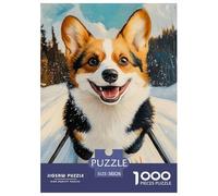 Corgi Puzzle Intrattenimento Creativo 1000 Elementi Giochi Canes Puzzle Relax Decorazione Perfetta Sfide Divertenti Per Adulti 38x26cm/1000pcs