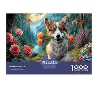 Corgi Puzzle Premium Antistress 1000 Pezzi Cartone Forest Path Lago di Montagna Adulti Relax Mentale, Intrattenimento Familiare, Regalo Natale 70x50cm/1000pcs