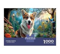 Corgi Puzzle Premium Antistress 1000 Pezzi Ruscello della Foresta della Valle della Montagna Cartone Qualità Premium Per Adulti, Intrattenimento Familiare, Regalo Compleanno 70x50cm/1000pcs