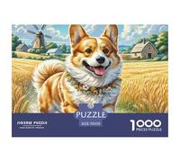 Corgi Puzzles Giochi Edugattoivo 1000 Elementi cane Puzzle Di Autotone Decorazione Perfetta Sfide Divertenti Per Adulti 70x50cm/1000pcs