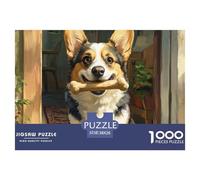 Corgi Puzzles Giochi Edugattoivo 1000 Elementi Classici canes Puzzle Decorazione Perfetta Giochi-rompicapo Per Adulti E Bambini 38x26cm/1000pcs