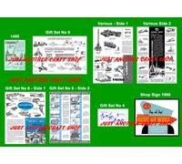 Corgi Razzo Età Set Regalo Di Favoloso Istruzioni Volantini & Poster Negozio