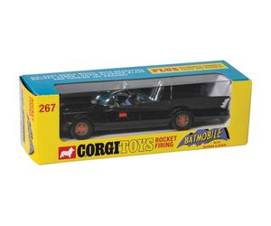 Corgi RT26701 Diecast Cars-RT26701 Batmobile with Batman and Robin-Men, Women &