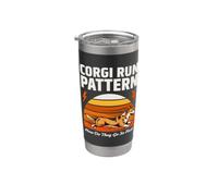 Corgi Run Pattern Come vanno così velocemente Bicchiere termico in acciaio inox doppia parete