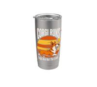 Corgi Runs Le gambe non sono il limite Bicchiere termico in acciaio inox doppia parete