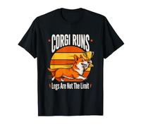 Corgi Runs Le Gambe Non Sono Il Limite Maglietta