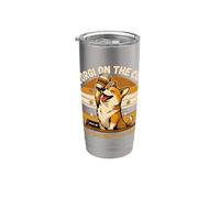 Corgi Sulla Coppa Hanno Ottenuto Il Mio Nome Giusto Bicchiere termico in acciaio inox doppia parete