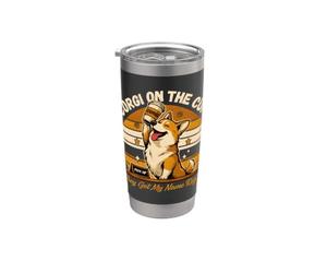 Corgi Sulla Coppa Hanno Ottenuto Il Mio Nome Giusto Bicchiere termico in acciaio inox doppia parete