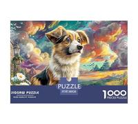 Corgi SunsetDaunting Jigsaw Puzzles for Adults An Assortment of 1000 Advanced, Impossible-Hard-Difficult Challenging Puzzle Educational Game Pieces - A Formidable And Rewarding Gift for Ambitious Adu