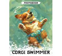Corgi Swimmer Photo Book: Adorable Short Legged Swimmer Images With Playful Waves And Happy Water Adventures In Cute Dog Photography