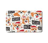 Corgi, tappetino scolapiatti per bancone della cucina, divertente tappetino in gomma assorbente con cane in stile cartone animato, grazioso tappetino scolapiatti in pelle sintetica per decorazioni