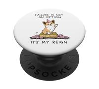 Corgi Ultimo Posto Il Fallimento È Il Mio Regno PopSockets PopGrip Adesivo