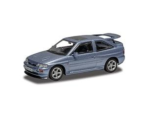 Corgi VA14808 Ford Escort RS Cosworth Auralis Blue Diecast Model Car - Modellino di auto in scala 1:43 Vanguards da collezione, design turbo e interni dettagliati, auto prefabbricate in pressofusione