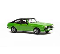 Corgi VA15405 Ford Capri Mk2 3.0S X-Pack, modello pressofuso verde segnale