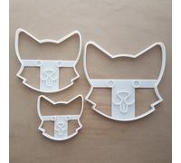 Corgi Viso Cane Royal Cucciolo Forma Biscotti Cutter Dough Pasticceria Ripieno
