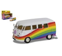 Corgi VW CAMPER PEACE LOVE RAIMBOW 1:43