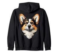 Corgi Welsh Corgi Cardigan Cani Carini Welsh Corgi Felpa con Cappuccio