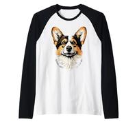 Corgi Welsh Corgi Cardigan Cani Carini Welsh Corgi Maglia con Maniche Raglan
