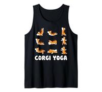 Corgi Yoga Cute Meditation Workout Exercise Dog Mom Gift Canotta