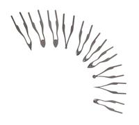 CORHAD 10 Pezzi Punte per Pirografo in Acciaio Resistenti al Calore per Pirografia su Legno, Accessori Professionali per Incisione Artistica e Lavorazione del Legno