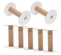 CORHAD 10 Pezzi Rocchetti di Filo per Cucire Rimovibili in Carta, Bobine da Cucito per Ricamo e Tessitura, Superficie Liscia e Resistente, Adatti per Artigianato Fai da Te e Fissaggio