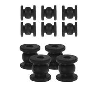 CORHAD 10 Pezzi Sfere Antivibranti in Silicone Nero per Sistemi Gimbal e Flight Controller Protezione e Smorzamento Vibrazioni per Fotografia Aerea e Mappatura