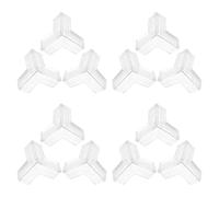 CORHAD 12 Pezzi Protezioni Angolari Trasparenti Paraspigoli Morbidi e Spessi per Tavoli e Mobili Sicurezza Antiurto Facili da Installare