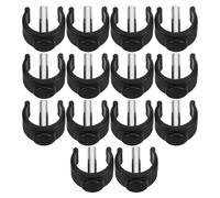CORHAD 14 Pezzi Clip di Bloccaggio Forma di C per Assistenti alla Mobilità e Telaio Wc, Morsetto in Abs e Acciaio, per Tubi Tondi 25/28mm Perno da 28mm, Accessorio di Ricambio Sicuro
