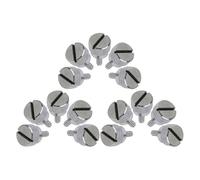 CORHAD 15 Viti a Testa Zigrinata Filettate per Piedino Premistoffa in Metallo Resistente, Accessori di Ricambio per Macchine da Cucire, Set da 15 Pezzi per Uso Domestico e Professionale