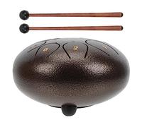 CORHAD 1set Tamburi Lingua Strumento Musicale Per Meditazione e Relax Note Colore Noce Inclusi Bacchette Per Percussione Per Yoga e Educazione Musicale
