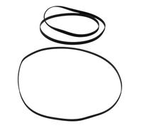 CORHAD 2 Cinghie in Gomma per Lettore di Cassette e Registratore a Nastro, Cinghie di Trasmissione 139mm X 3mm per Riparazione e Manutenzione, Kit Portatile per Audio e Musica in Viaggio