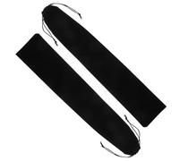 CORHAD 2 Pezzi Borsa per Ventaglio Pieghevole Nera 38x7,5 Cm Coulisse, Custodia Protettiva Leggera e Portatile per Ventagli Cinesi, Organizer da Viaggio Antipolvere per Riporre