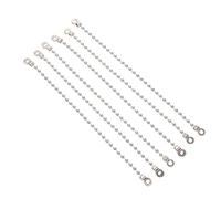 CORHAD 20 Pezzi Fibbie per Catena Design Osso in Ferro Argento Leggero e Portatile per Collegamento di Etichette e Prezzi