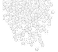 CORHAD 2000 Pezzi Mini Sfere di Vetro Solide Trasparenti per Laboratorio Superficie Liscia e Alta Durezza per Esperimenti Scientifici e Coltura in Vitro