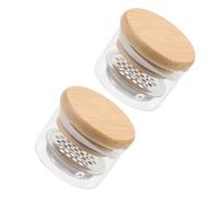 CORHAD 2pezzi Ciotola per Nail Art in Vetro Coperchio e Filtro in Acciaio Inossidabile, Design Unico per Cura Manicure Professionale e Uso Personale